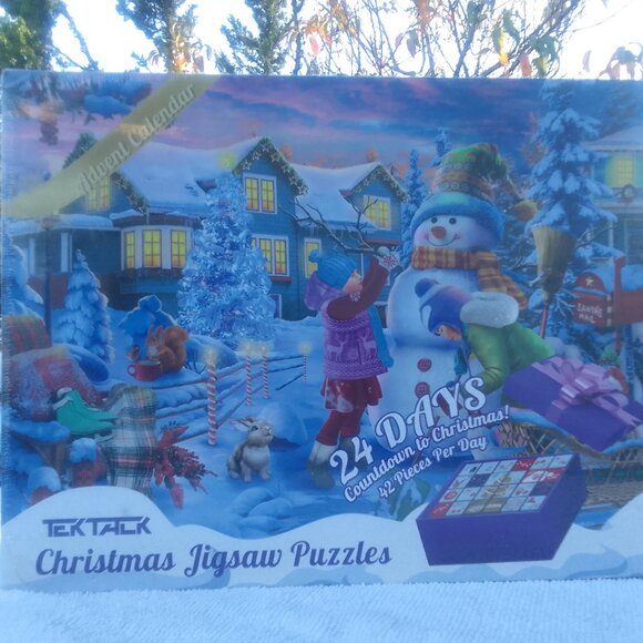 Bundle 1008 pies robot assembly kit&premium classic "Xmas JIGSAW Puzzle" NWT - Picture 6 of 7